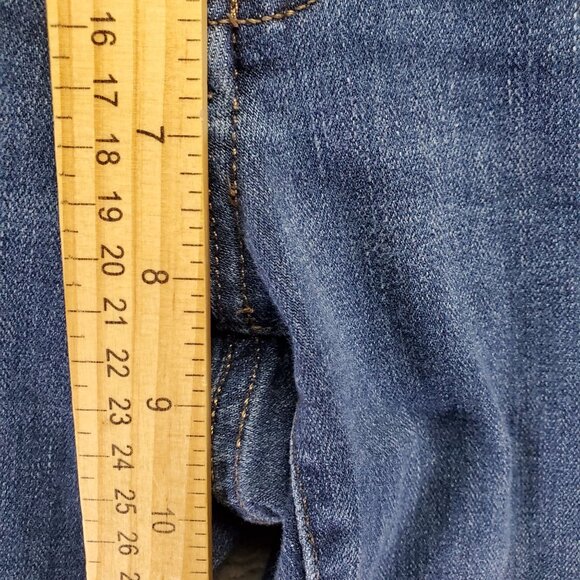 Universal Thread Jeans Womens 2/26R Blue High Rise Slim Straight - Picture 6 of 9